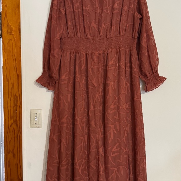 Baltic Born Terracotta Long Sleeve Maxi Dress - Picture 5 of 5